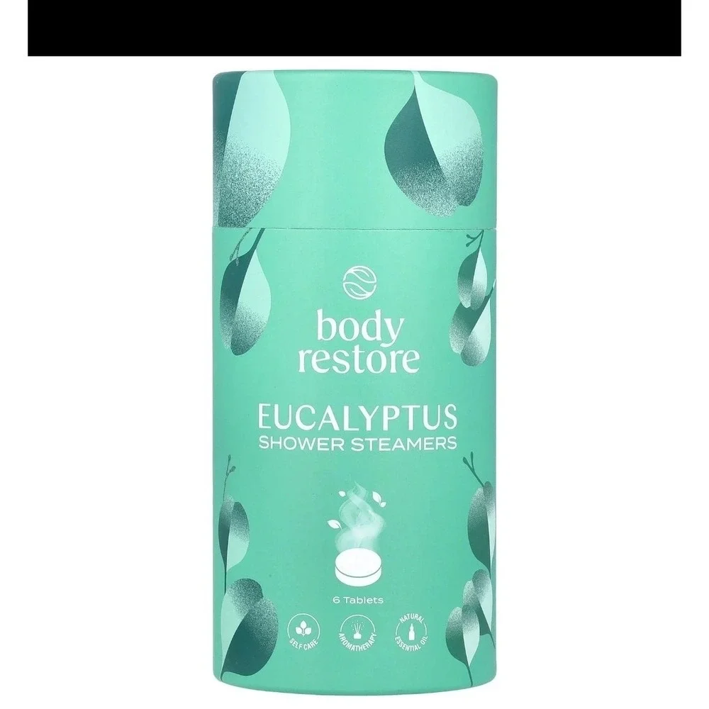 Body Restore Shower Steamers with 100% Natural Essential Oil Eucalyptus & Mint 6 - Picture 2 of 5
